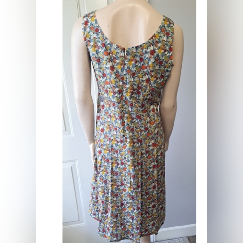 Liberty Art Cotton Dress Size 12 - Picture 2 of 6